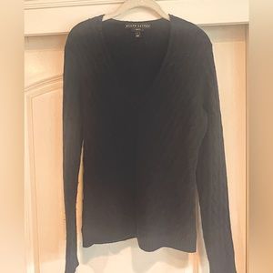 RALPH LAUREN CASHMERE V NECK SWEATER